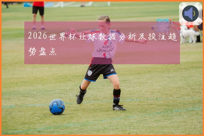 2026世界杯让球数据分析及投注趋势盘点
