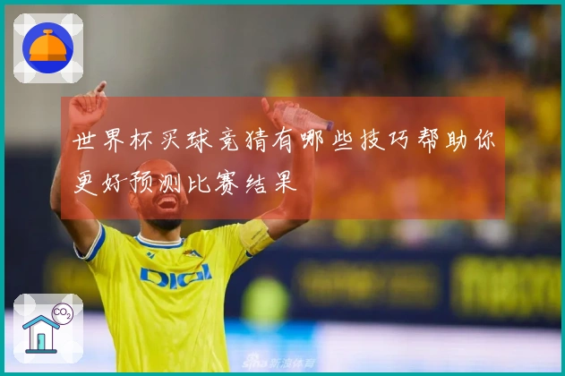 世界杯买球竞猜有哪些技巧帮助你更好预测比赛结果